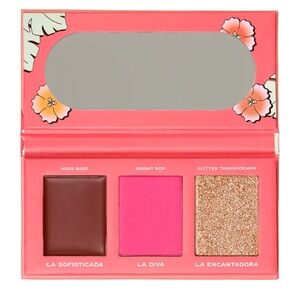 La Diva Trio Blush Palette with Mirror